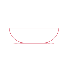 Objects Bowls Ikea Besegra Bowl 6.25 Inch Stencil Svg Vector, Free Vectors File